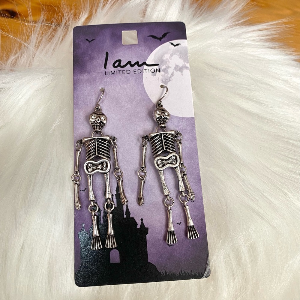 🎃Halloween I Am Jewelry Skeleton Earrings🎃